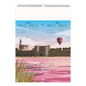 TOUR DE FRANCE VINTAGE 2026 - 6 FEUILLETS - RELIURE BAGUETTE - MARQUAGE QUADRI 7