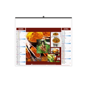 ILLUSTRE ECO - HERBES 2026 - XXL 480 x 420 mm 9