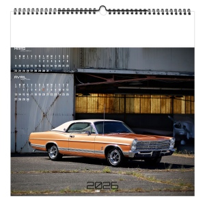 DESIGN CAR 2026 - SMALL 330 x 330 mm - MARQUAGE 1 COULEUR - RELIURE BAGUETTE 6