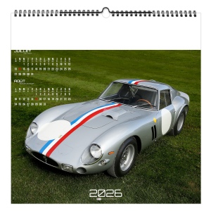 DESIGN CAR 2026 - SMALL 330 x 330 mm - MARQUAGE 1 COULEUR - RELIURE BAGUETTE 8