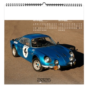 DESIGN CAR 2026 - SMALL 330 x 330 mm - MARQUAGE 1 COULEUR - RELIURE BAGUETTE 10