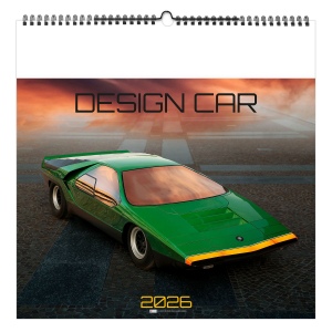 DESIGN CAR 2026 - XXL 474 x 474 mm - MARQUAGE 1 COULEUR - PAGE DE GARDE REPIQUÉE - RELIURE BAGUETTE 2