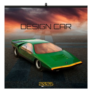 DESIGN CAR 2026 - XXL 474 x 474 mm - MARQUAGE 1 COULEUR - PAGE DE GARDE REPIQUÉE - RELIURE BAGUETTE 4