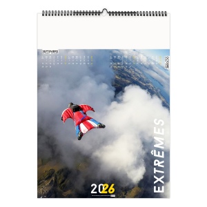 EXTRÊMES 2026 - 7 FEUILLETS - RELIURE BAGUETTE - MARQUAGE 1 COULEUR 8