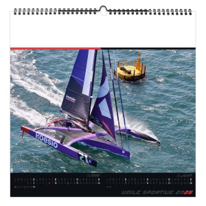 VOILE SPORTIVE 2026 - SMALL 330 x 330 mm - MARQUAGE 1 COULEUR - RELIURE BAGUETTE 7