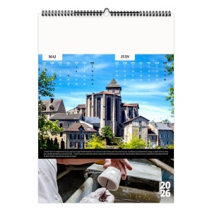 FRANCE PATRIMOINE 2026 - 7 FEUILLETS - RELIURE BAGUETTE - MARQUAGE QUADRI - PAGE DE GARDE REPIQUÉE 7