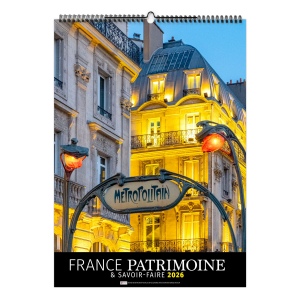 FRANCE PATRIMOINE 2026 - 7 FEUILLETS - RELIURE BAGUETTE - MARQUAGE QUADRI - PAGE DE GARDE REPIQUÉE