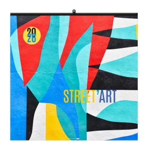 STREET ART 2026 - SMALL 330 x 330 mm - MARQUAGE QUADRI - PAGE DE GARDE REPIQUÉE - RELIURE BAGUETTE 2