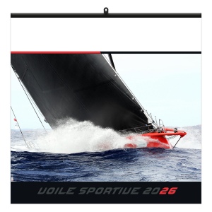 VOILE SPORTIVE 2026 - SMALL 330 x 330 mm - MARQUAGE QUADRI - PAGE DE GARDE REPIQUÉE - RELIURE BAGUETTE 3
