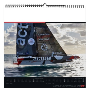 VOILE SPORTIVE 2026 - SMALL 330 x 330 mm - MARQUAGE QUADRI - PAGE DE GARDE REPIQUÉE - RELIURE BAGUETTE 5