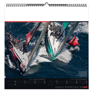 VOILE SPORTIVE 2026 - SMALL 330 x 330 mm - MARQUAGE QUADRI - PAGE DE GARDE REPIQUÉE - RELIURE BAGUETTE 10