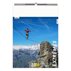EXTRÊMES 2026 - 7 FEUILLETS - RELIURE SPIRALE - MARQUAGE QUADRI 7