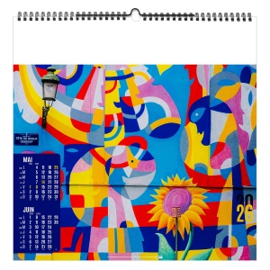 STREET ART 2026 - SMALL 330 x 330 mm - MARQUAGE QUADRI - PAGE DE GARDE REPIQUÉE - RELIURE SPIRALE 7