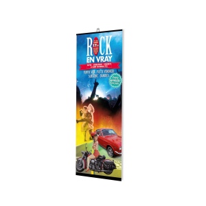KAKEMONO XXL 480X700 - RECTO VERSO SUR 200g SATIMAT - 2 ATTACHES