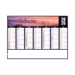 LIBERTE OCCITANIE 2026 - STANDARD 550 x 405 mm - LEGER 400G - SANS MARQUAGE - 1 TROU EN TETE 2
