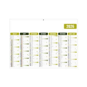 GAMECO VERT 2026 - MICRO 210 x 155 mm - LEGER 400G - SANS MARQUAGE - PAS DE TROU 3