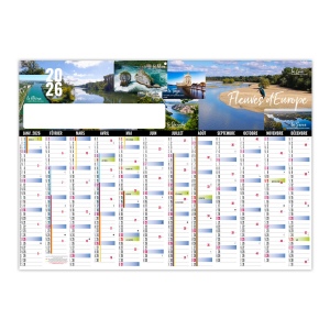PLANNING ETIAGE 2026 - XXL 700X500 MM LEGER 400G - RECTO SEUL - SANS MARQUAGE
