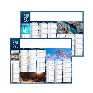 EXPEDITIONS 2026 - STANDARD 550 x 405 mm - LEGER 400G - MARQUAGE QUADRI - DIFFERENT RECTO VERSO - 1 TROU EN TETE