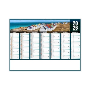 LIBERTE NORMANDIE 2026 - STANDARD 550 x 405 mm - LEGER 400G - MARQUAGE QUADRI - DIFFERENT RECTO VERSO - 1 TROU EN TETE 3