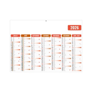 GAMECO ROUGE 2026 - MICRO 210 x 155 mm - LEGER 400G - MARQUAGE QUADRI - IDENTIQUE RECTO VERSO - PAS DE TROU 3