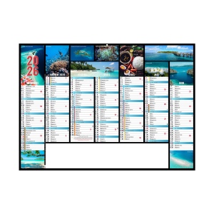 JEANNE 2026 - MIDI 430 x 335 mm - LEGER 400G - MARQUAGE QUADRI ET PHOTOS PERSONNALISEES - 1 TROU EN TETE 2