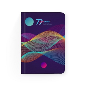 NOTEBOOK DOS CARRE COLLE - MIDI 150 x 210 mm - COUVERTURE 380g SATIMAT AVEC PELLICULAGE MAT PAGES 1 ET 4 - BLOC INTERIEUR DE 96 PAGES 80g OFFSET IMPRESSION NOIRE RECTO VERSO - COINS ARRONDIS 3