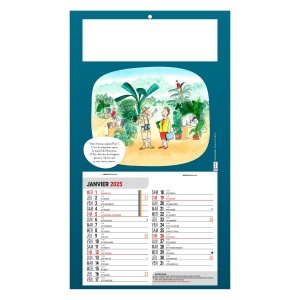 PLAQUE 1 VUE LISE 2026 - DOS CARTON - EURO BLOC - MARQUAGE QUADRI