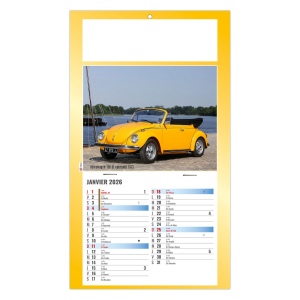 PLAQUE 1 VUE GASTON 2026 - DOS MAGNETIQUE - EURO BLOC - MARQUAGE QUADRI 3