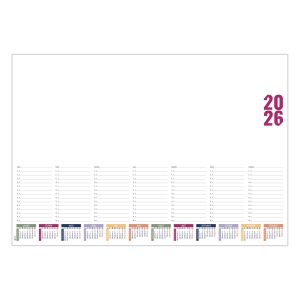 SM L HEBDO 2026 - SM 500 x 350 mm - 25 FEUILLETS