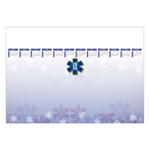 SM CROIX BLEUE 2026 - SM 600 x 420 mm - 25 FEUILLETS