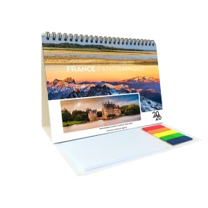 CHEVALET STANDARD 13F - GRAND ANGLE 2026 - QUADRI - AVEC PLAQUE FEUILLETS REPOSITIONNABLES 15