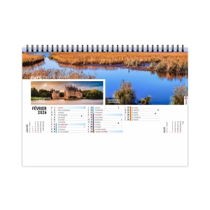 CHEVALET STANDARD 13F - GRAND ANGLE 2026 - QUADRI - AVEC PLAQUE FEUILLETS REPOSITIONNABLES 3