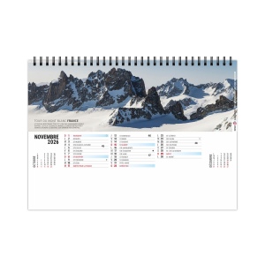 CHEVALET STANDARD 13F - SENTIERS 2026 - QUADRI - AVEC PLAQUE FEUILLETS REPOSITIONNABLES 12