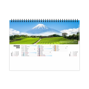 CHEVALET STANDARD 13F - SENTIERS 2026 - QUADRI - AVEC PLAQUE FEUILLETS REPOSITIONNABLES 3