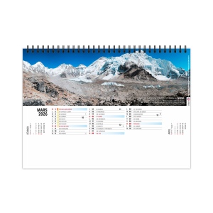 CHEVALET STANDARD 13F - SENTIERS 2026 - QUADRI - AVEC PLAQUE FEUILLETS REPOSITIONNABLES 4