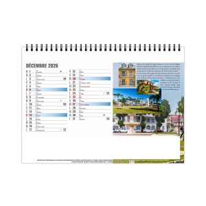 CHEVALET STANDARD 13F - EQUATEUR 2026 - QUADRI - AVEC PLAQUE FEUILLETS REPOSITIONNABLES 13