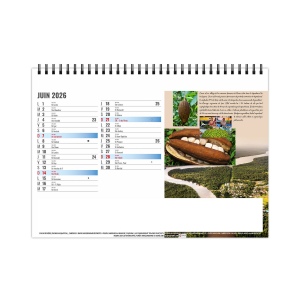 CHEVALET STANDARD 13F - EQUATEUR 2026 - QUADRI - AVEC PLAQUE FEUILLETS REPOSITIONNABLES 7
