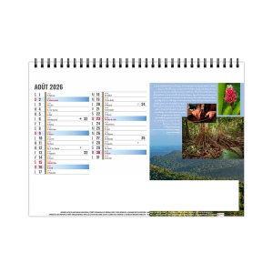 CHEVALET STANDARD 13F - EQUATEUR 2026 - QUADRI - AVEC PLAQUE FEUILLETS REPOSITIONNABLES 9