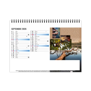 CHEVALET STANDARD 13F - EQUATEUR 2026 - QUADRI - AVEC PLAQUE FEUILLETS REPOSITIONNABLES 10
