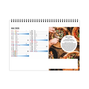 CHEVALET STANDARD 13F - CONVIVIAL 2026 - QUADRI - AVEC PLAQUE FEUILLETS REPOSITIONNABLES 6
