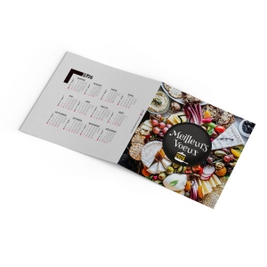 CARTE DE VOEUX - COOKING 2026  AVEC ENVELOPPE - QUADRI 2