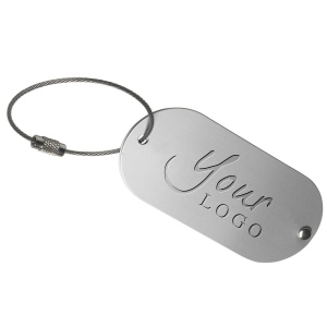 Etiquette de valise en aluminium Isa 3