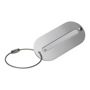 Etiquette de valise en aluminium Isa 4
