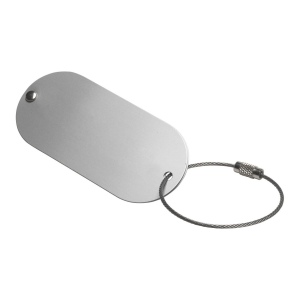 Etiquette de valise en aluminium Isa 5