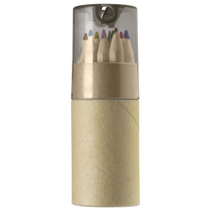 Tube cartonné de 12 crayons Terrence 5