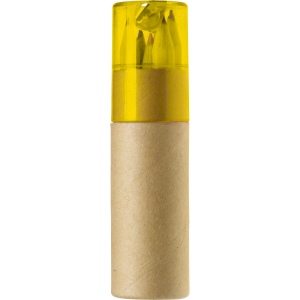 Tube cartonné de 6 crayons Libbie 2