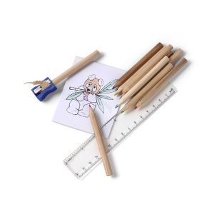 Set à dessin de 10 crayons Hilary 4