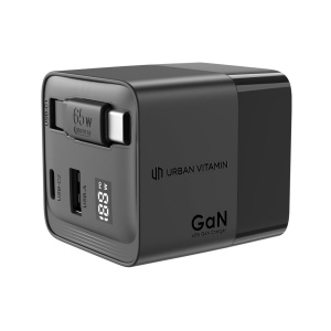 Chargeur 65W GaN avec câble Urban Vitamin Mendocino 4