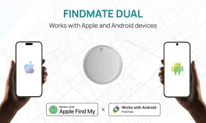 Retrouve-clés en plastique recyclé RCS Findmate Dual 6