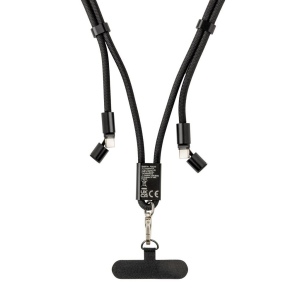 Cordon téléphone de 160cm avec câble 60W en rPET RCS LoopAmp 12